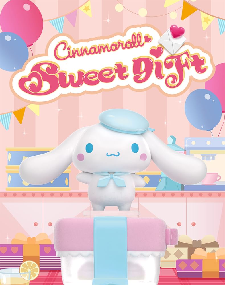 TOPTOY - Cinnamoroll-personages - Dessertseriefiguren (9 soorten) (Blind Box)