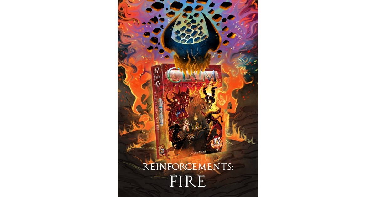 White Goblin GamesClaim Reinforcements: Fire Kaartspel  (Nederlands, Uitbreiding, 2 spelers, 25 minuten, Vanaf 10 jaar)