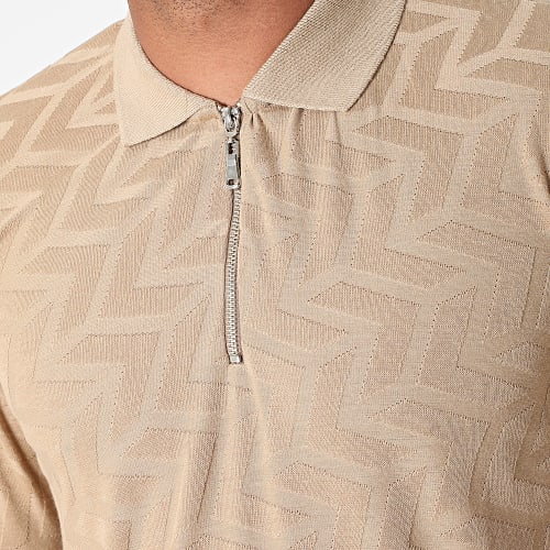 Polo Manches Courtes PL-03 Beige Foncé