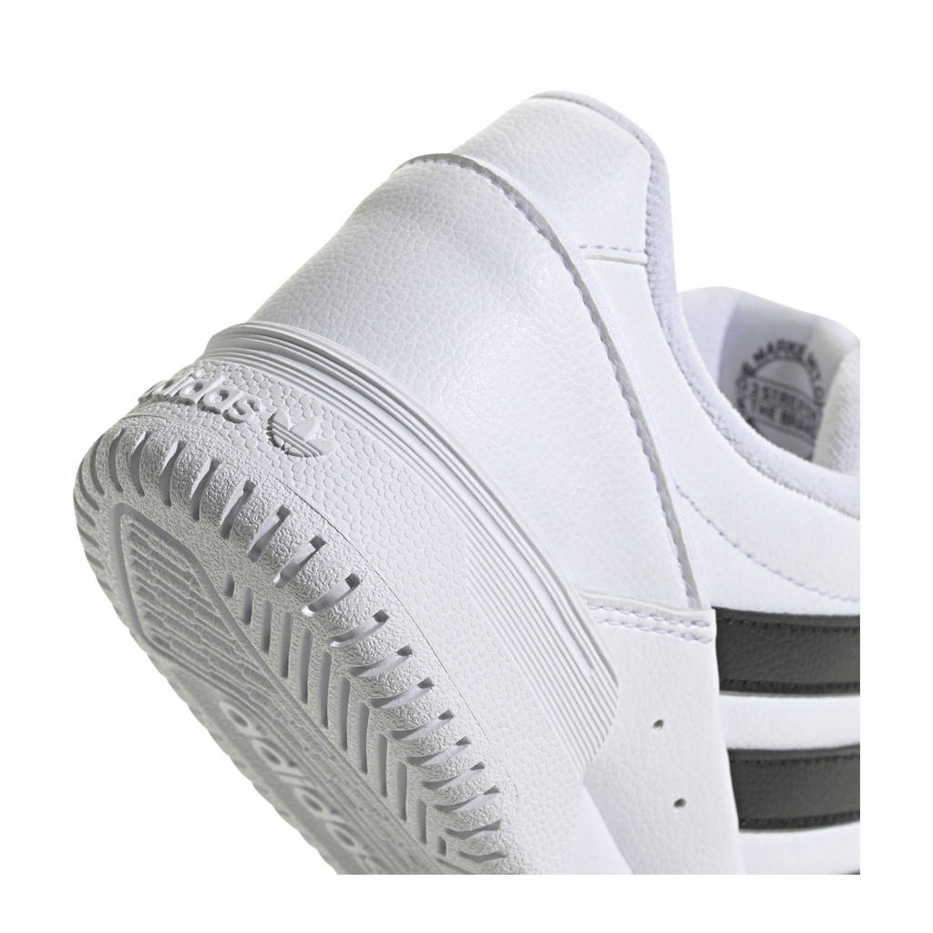 adidas Team Court 2 sneakers wit/zwart