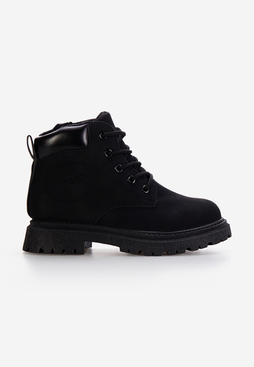 Bottines enfants noires Trelew B V2