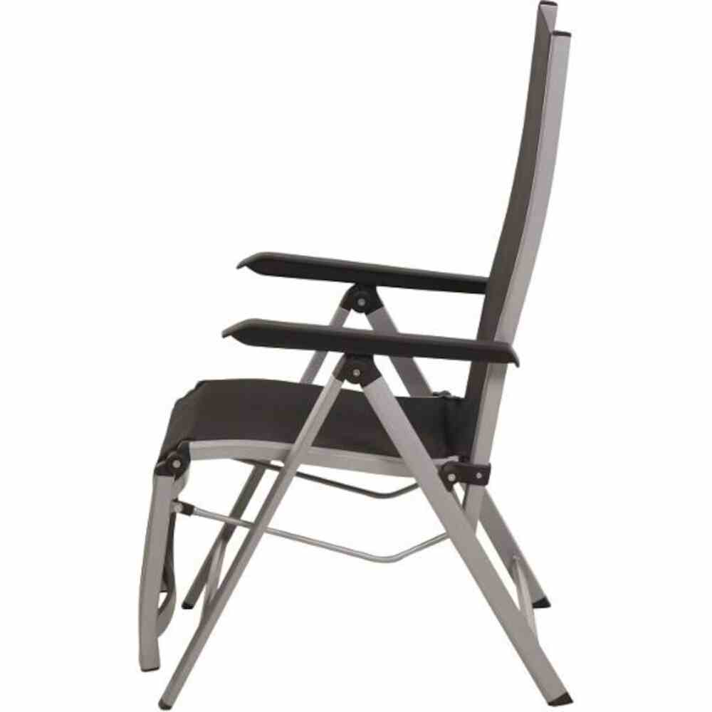 Relax-Gartenstuhl TESORO - silber-grau
