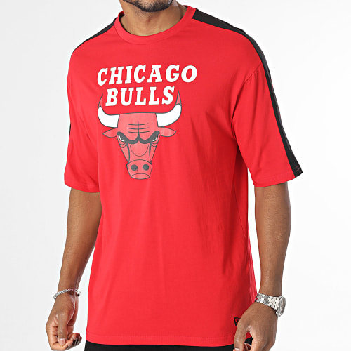 Tee Shirt A Bandes NBA Colour Block Chicago Bulls 60416361 Rouge