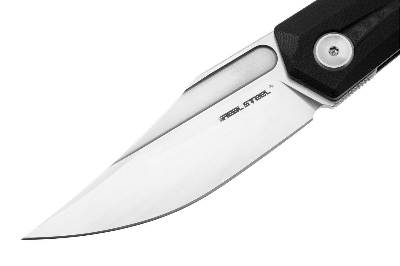 Real Steel Ventus Lite 7051SB Satin D2, Black G10, zakmes