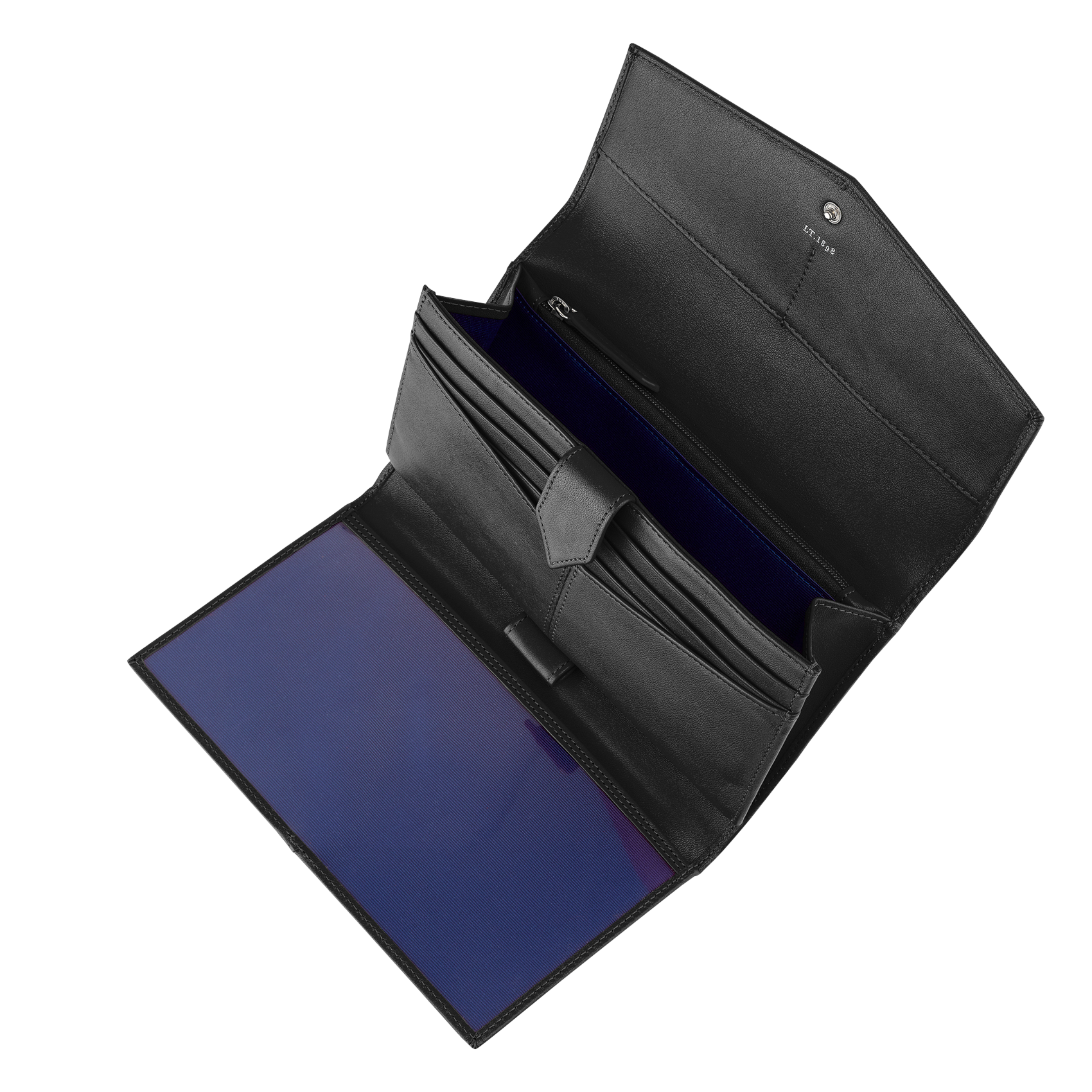 CHARLOTTE - Pochette fantaisie en cuir| Noir