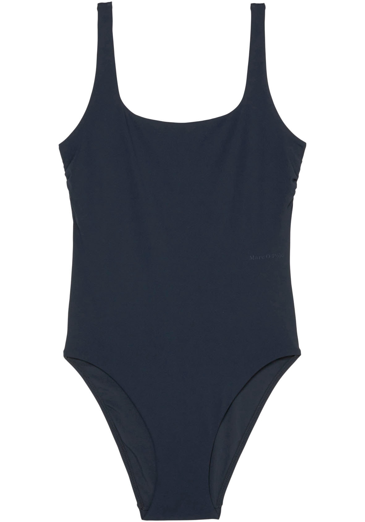 Marc O'Polo Badeanzug »Swimwear Essentials«, höherer Beinausschnitt, schnelltrocknend, tiefer Rückenausschnitt