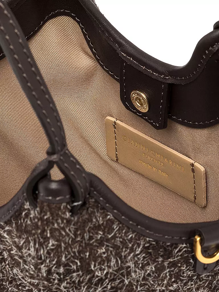 GIANNI CHIARINI Ledertasche - Hobo Bag DUA  braun