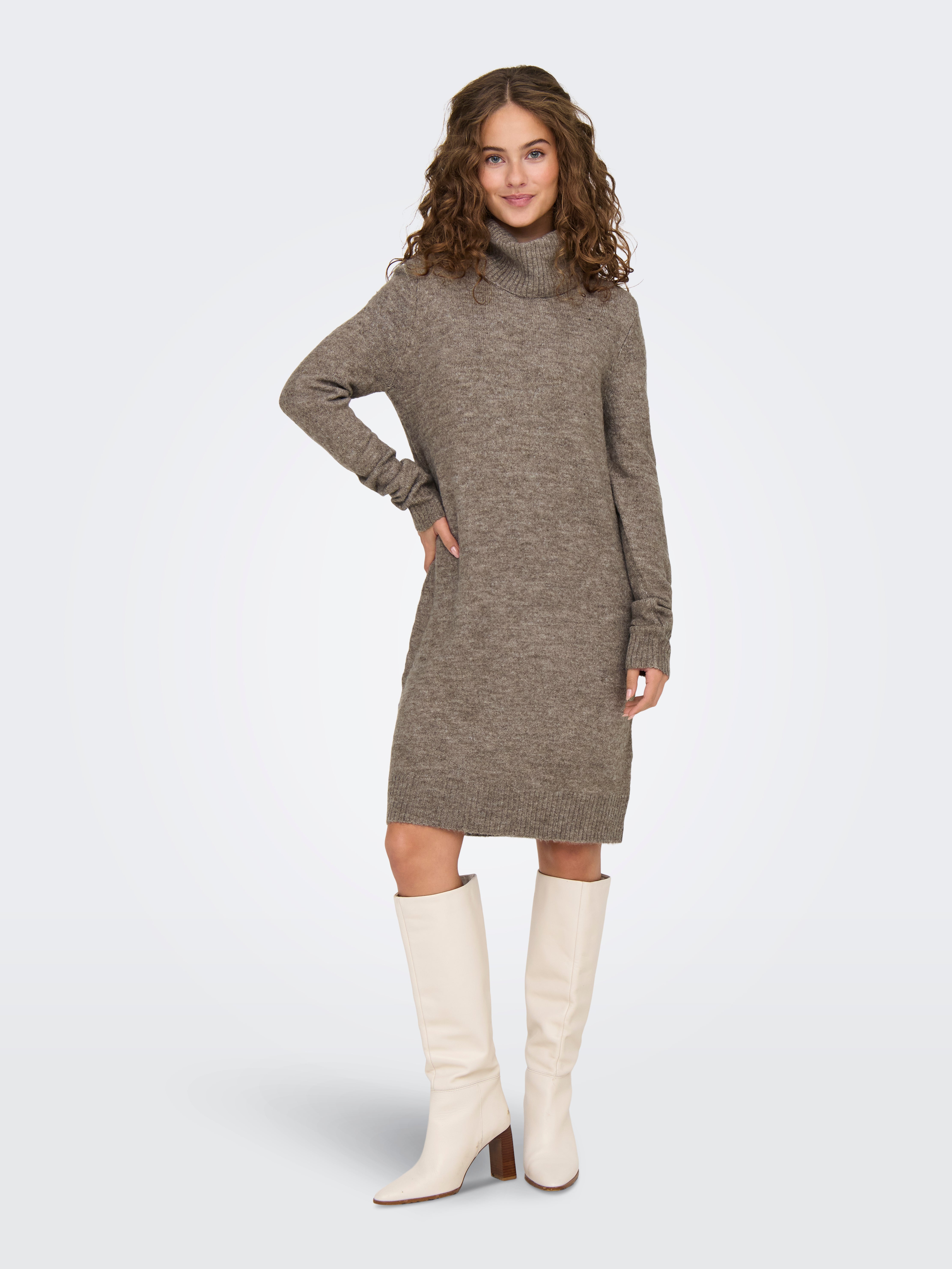 JDYELANORA Kurzes Kleid Walnut