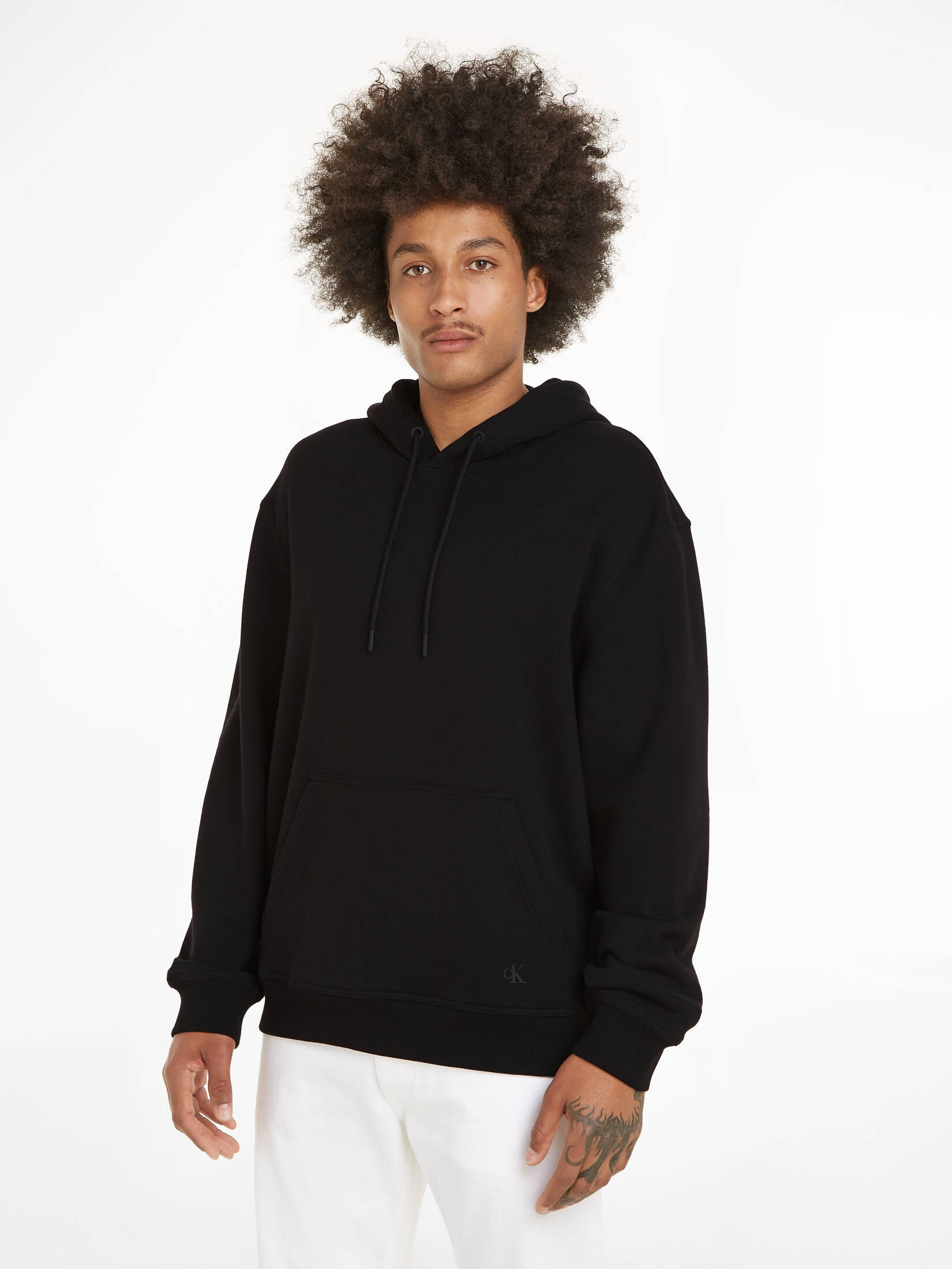 CALVIN KLEIN JEANS| Herren Sweatshirt mit Kapuze BLOWN UP DIFFUSED STACKED HOODIE