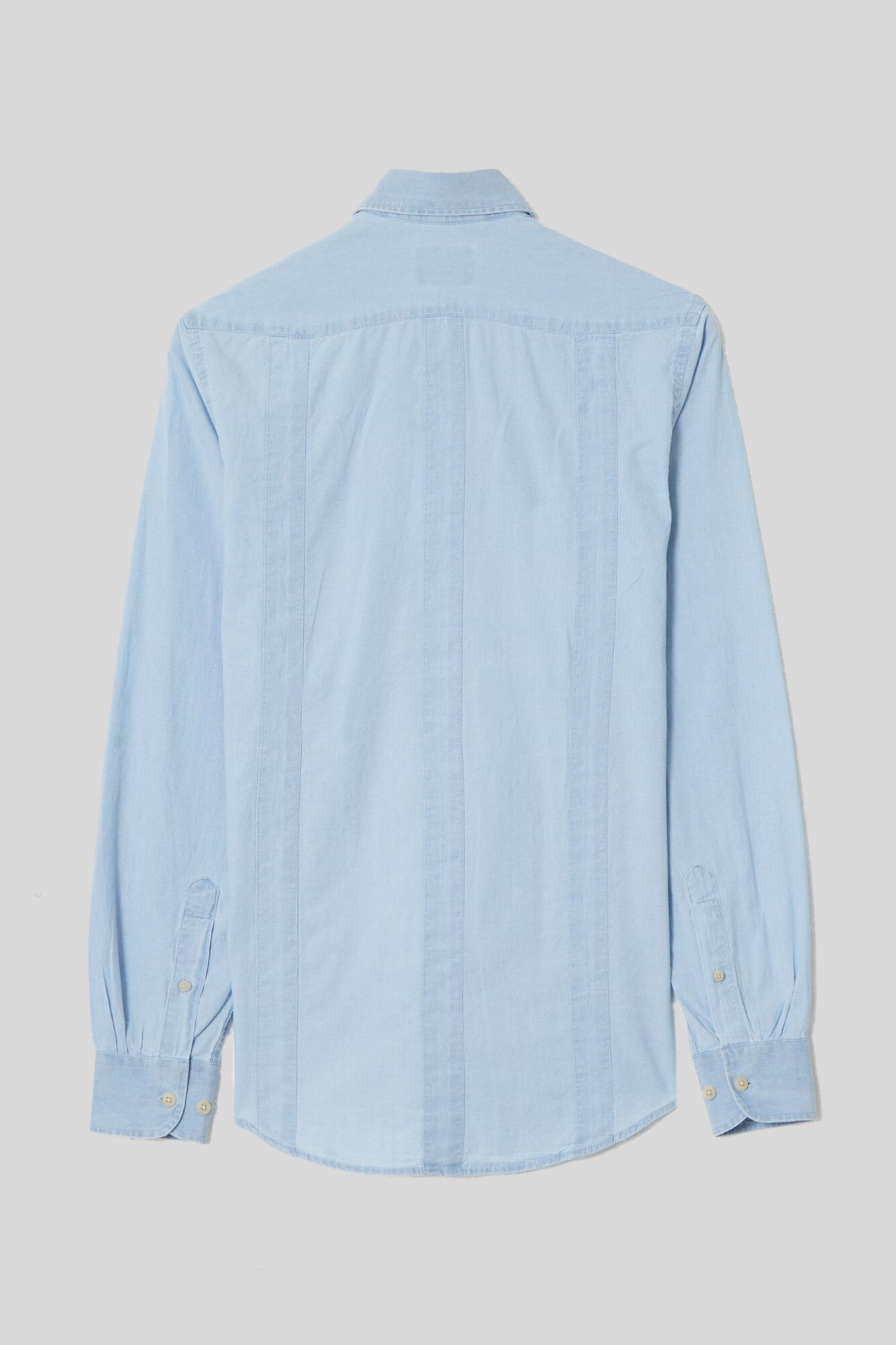 Guayabera sport jeans claro - Azul