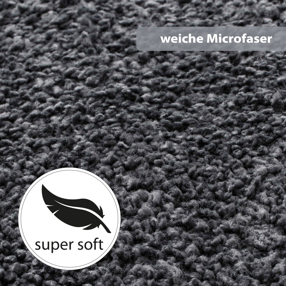 PANA® Badematte Streifen • weicher Badteppich • flauschiger Badvorleger • Duschvorleger • rutschfest und waschbar • Größe: 40x60cm • versch. Farben