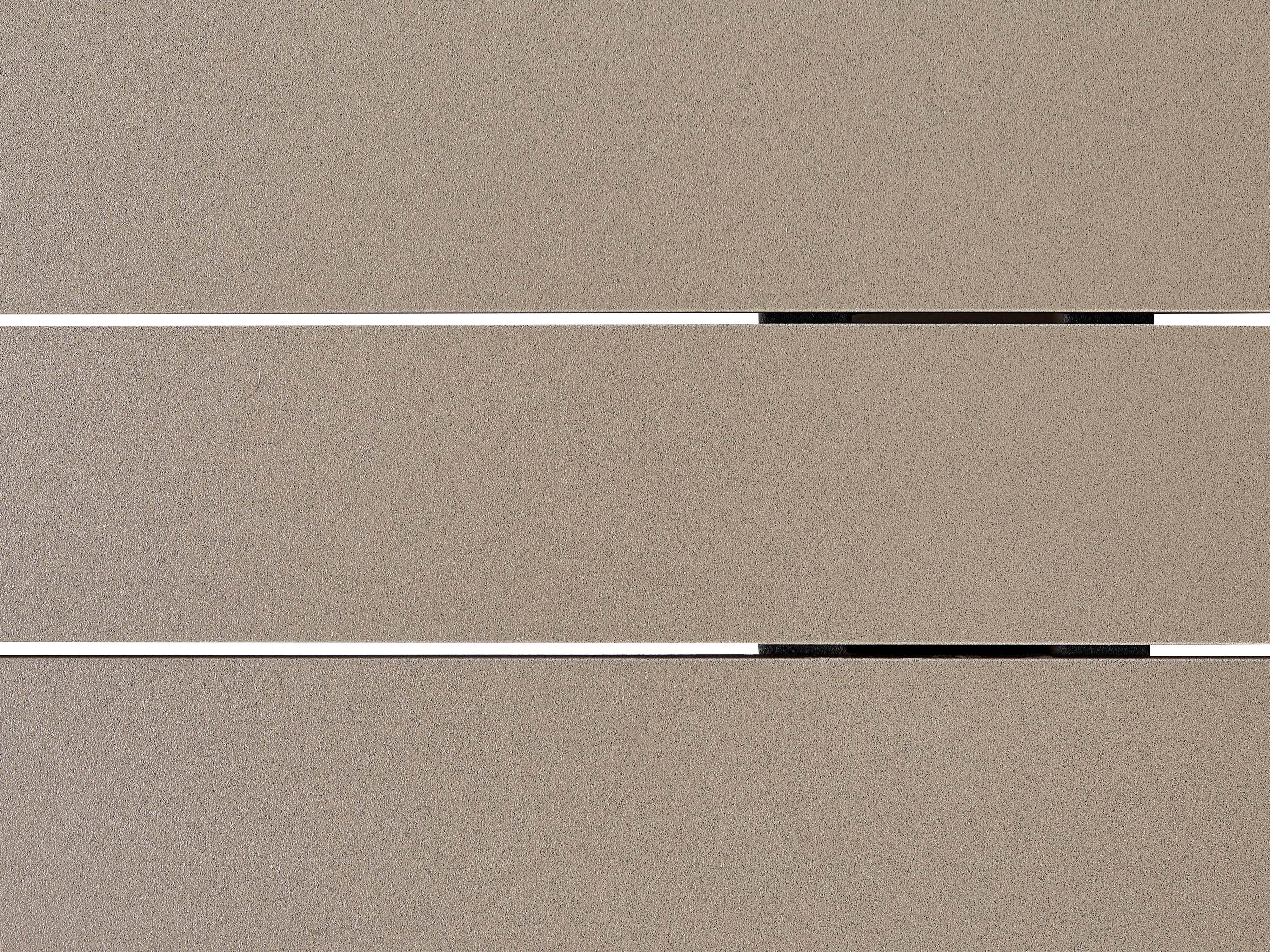 Tuin eettafel CASCAIS 200 cm 105 cm Metaal Taupe