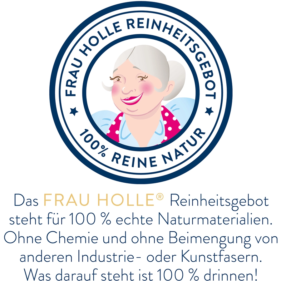 Frau Holle Matratzenauflagen Bio-Baumwolle Naturweiß