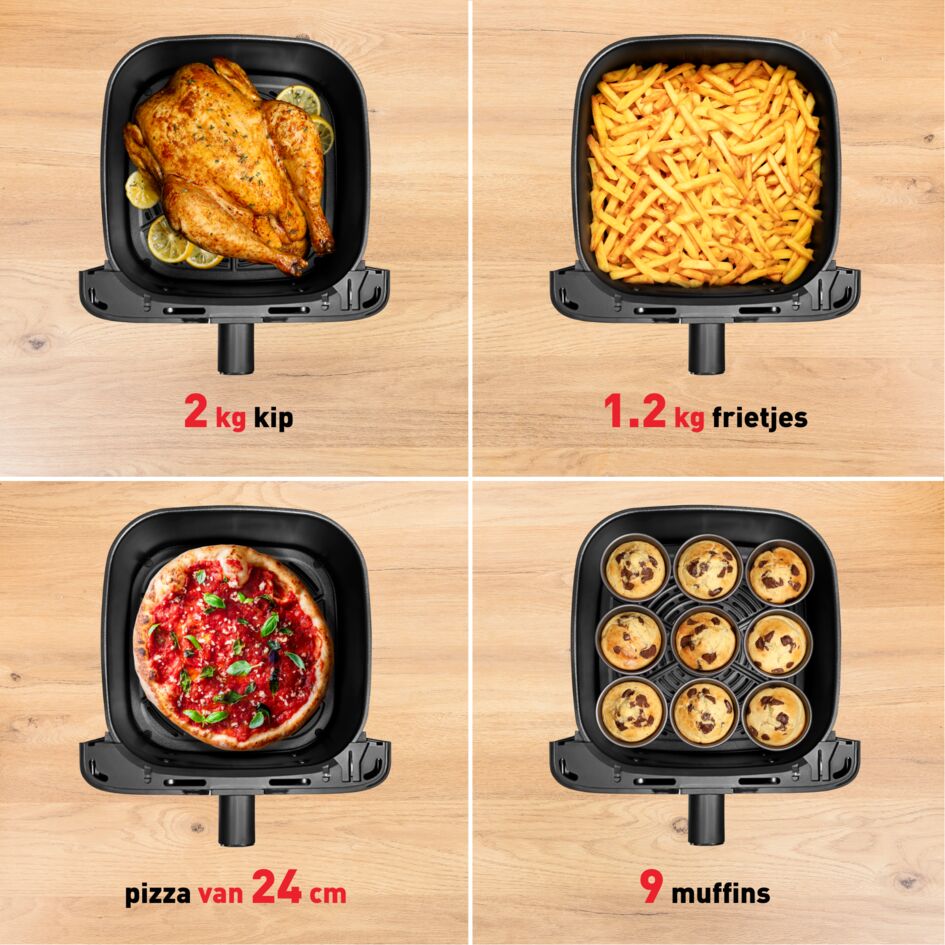 Easy Fry Mega EY855D Air fryer - 8 programma's - 7,5 L