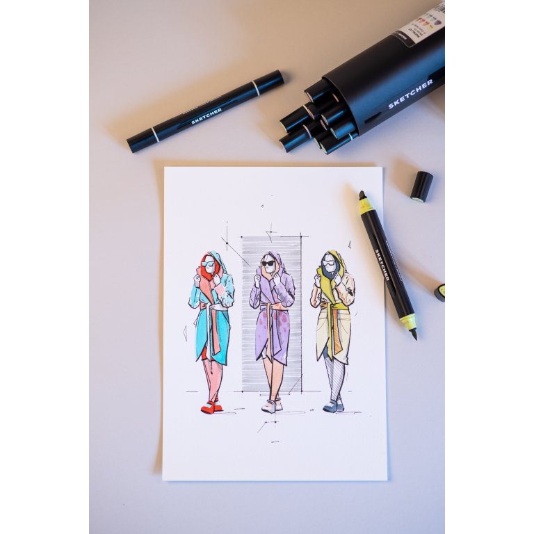 Molotow Twin Marker Sketcher Set, 12er-Set