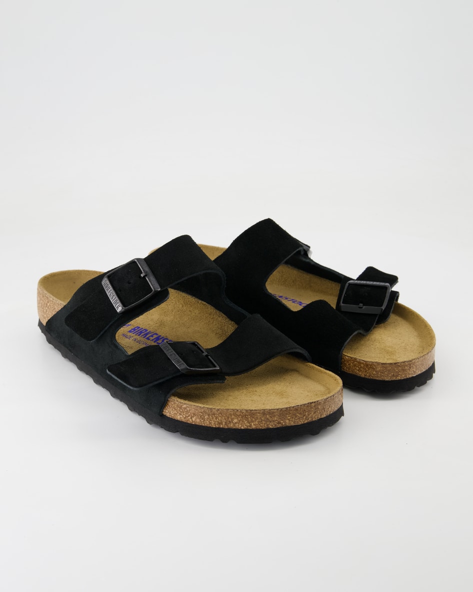 Birkenstock Arizona Pantoletten in Schwarz