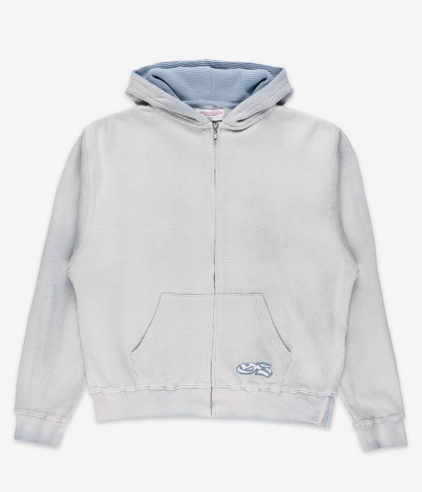 Yardsale Bleached Waffle Hoodie (blue)