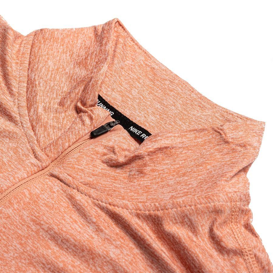 Nike Haut Running Dri-FIT Element - Orange/Argenté Femme
