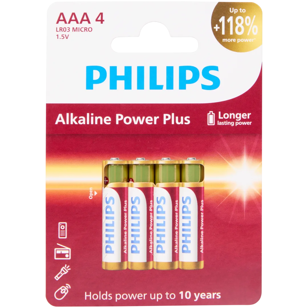 Piles Philips AAA