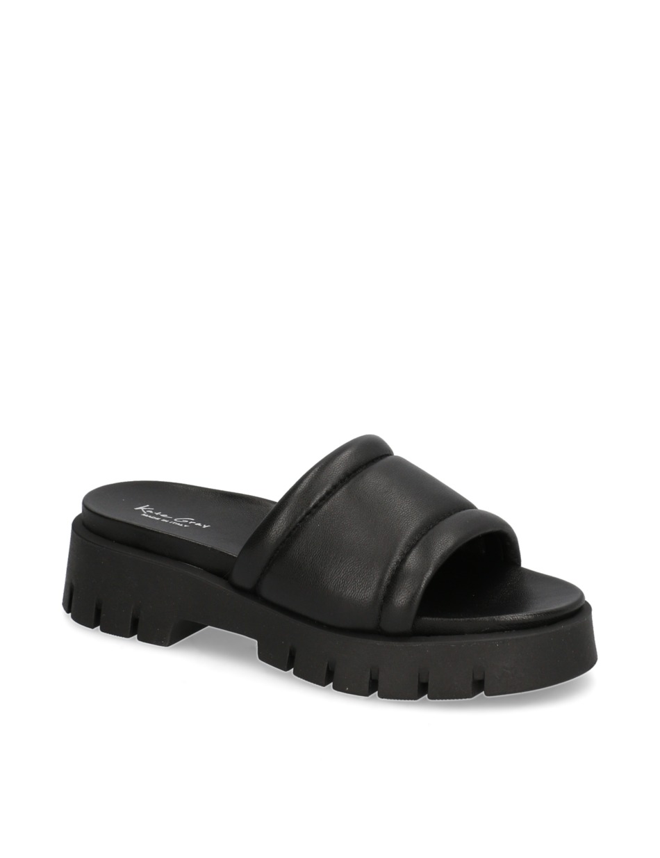 Glattleder Pantoffel