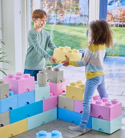 LEGO? Storage Opbevaringsboks - 8 Knopper - 50x25x18 - Cool Yell