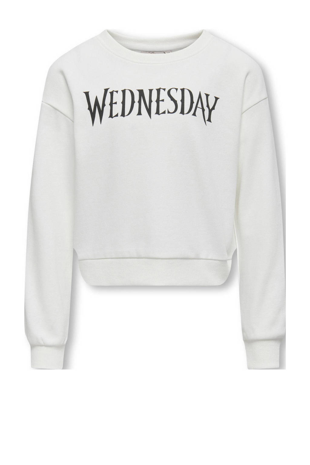 ONLY sweater met Wednesday print wit
