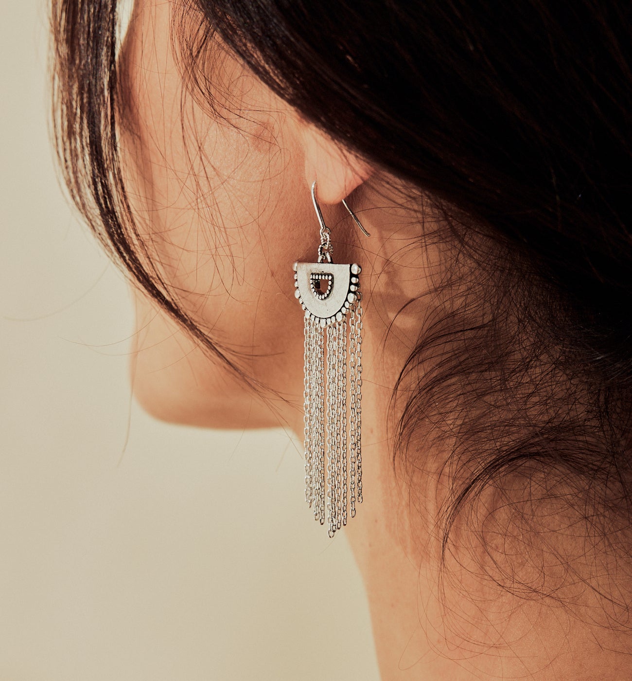 Boucles d'oreilles ECLIPSE - Argent