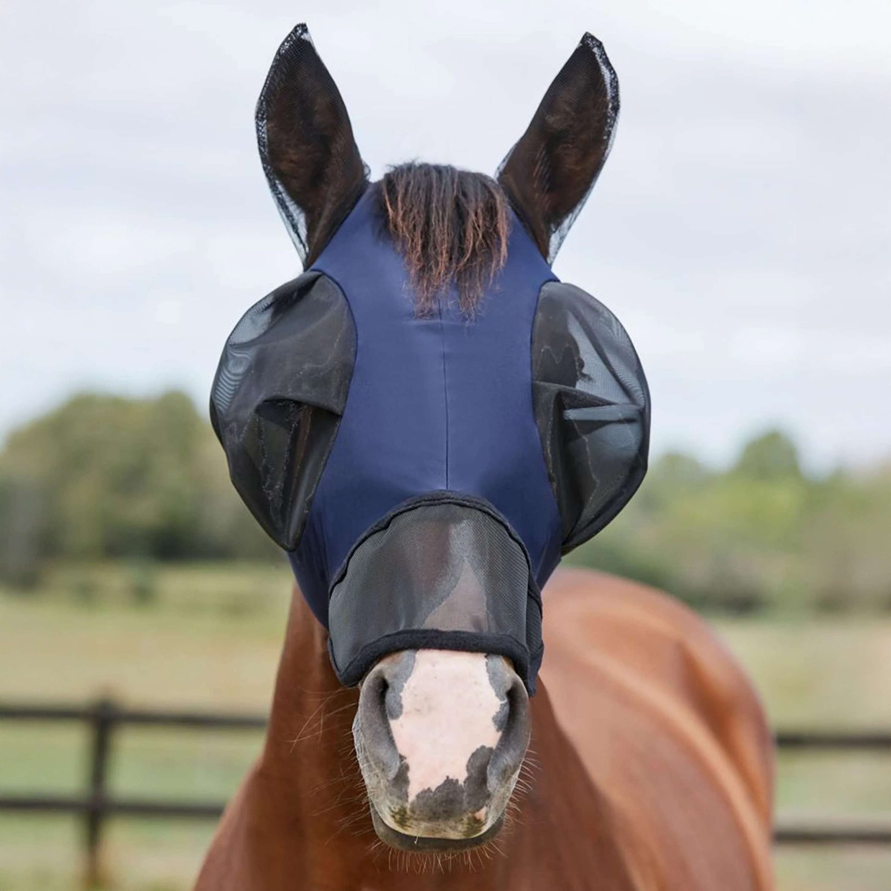 WeatherBeeta Vliegenmasker ComFiTec Luxe Bug Eye Saver met Oren en Neu