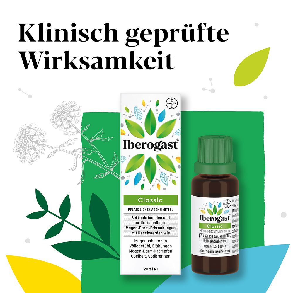 Iberogast® Classic Schnelle Linderung bei akuten Magen-Darm-Beschwerden