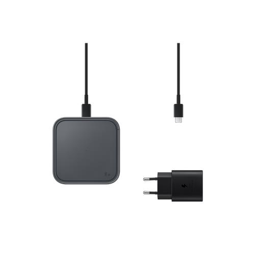 (15W) Qi Wireless Charger Pad mit LED Ladeanzeige (EP-P2400TBEGEU) - Schwarz