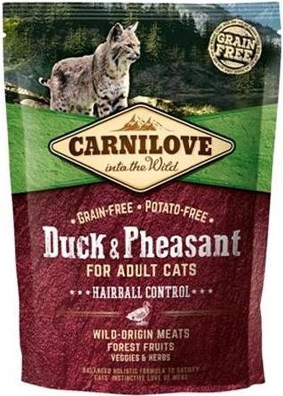 CARNILOVE - Kattenvoer - Kip Eend Fazant - 6kg - Graanvrij