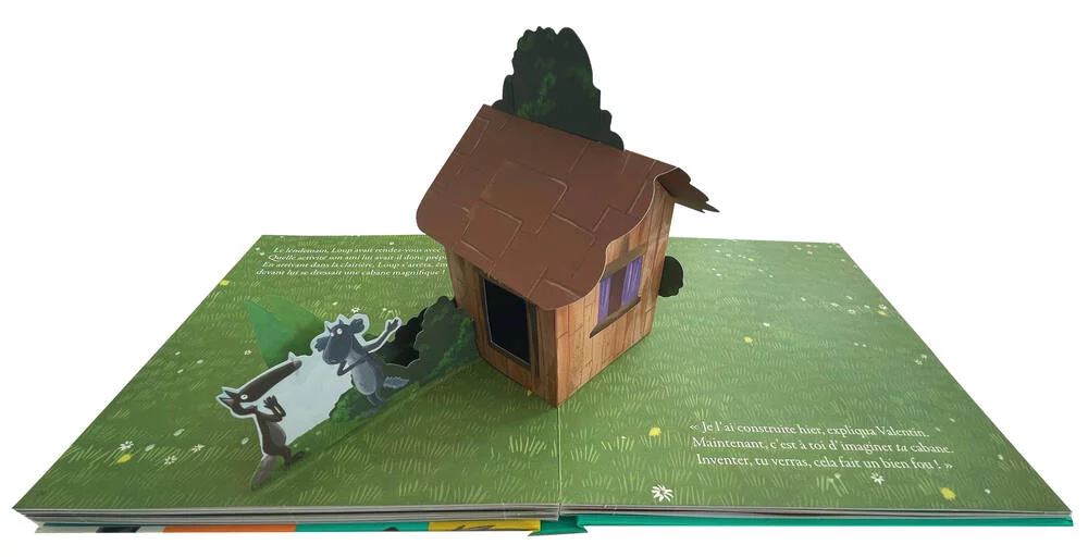 LE LOUP - LIVRE LE LOUP  QUI APPRIVOISAIT SES EMOTIONS - EN POP UP