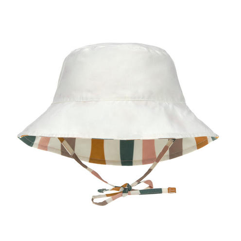 Chapeau réversible anti-UV 7-18 mois vagues - Pink/Nature - LASSIG
