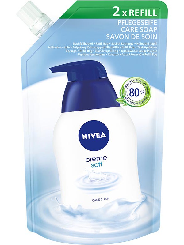 Nivea Pflegeseife Creme Soft Refill 500 ml