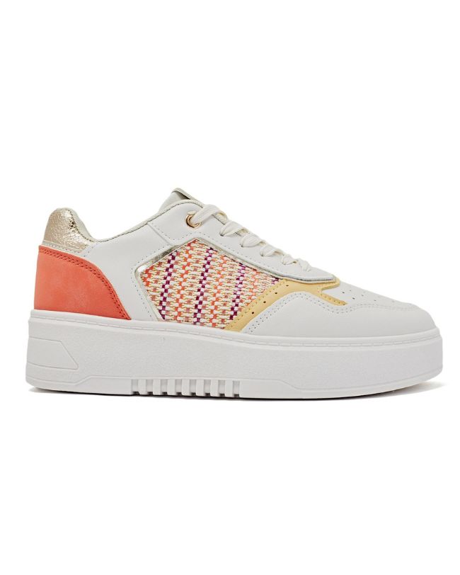 Basket femme multicolore à lacets - Doriane