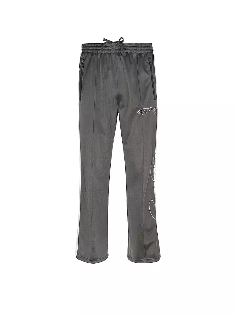 ED HARDY Jogginghose MONO-SKULL-TONAL hellgrau