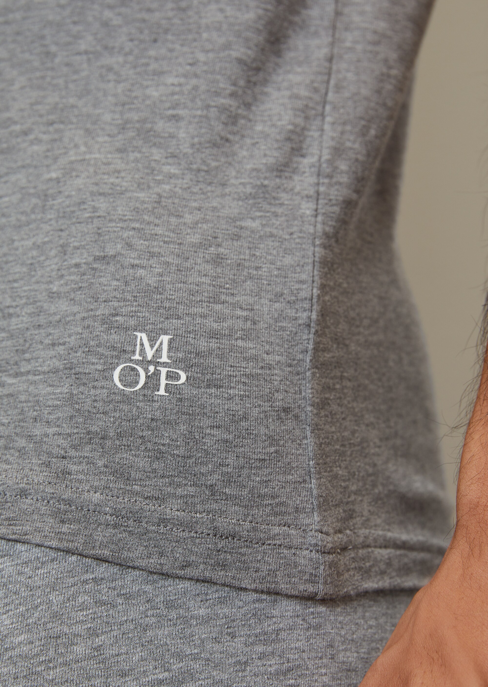 Lounge-T-Shirt mit Rundhalsausschnitt im 2er Set