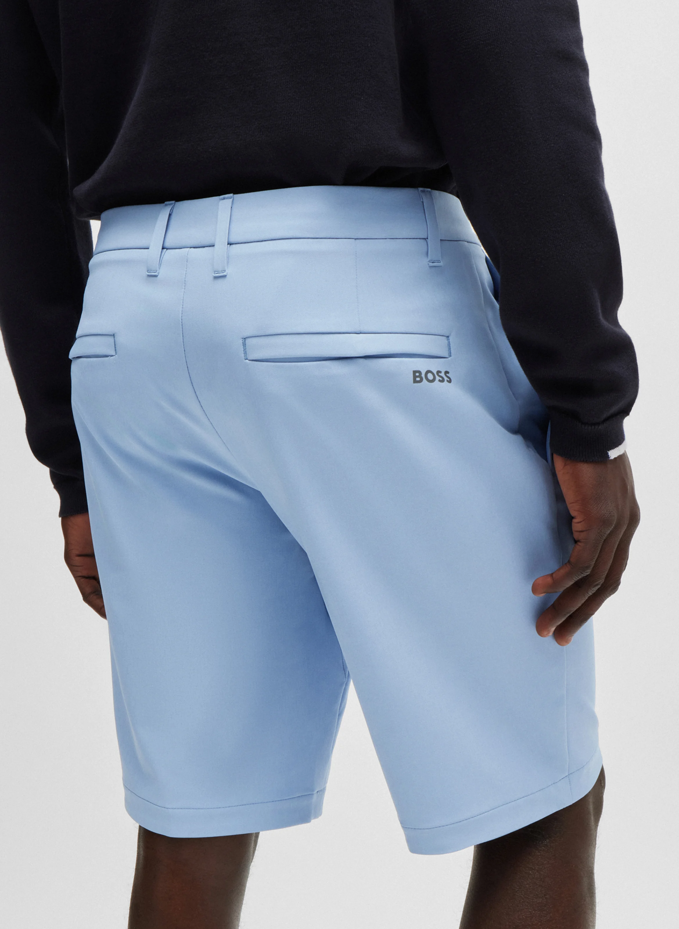 Short ajusté| Bleu