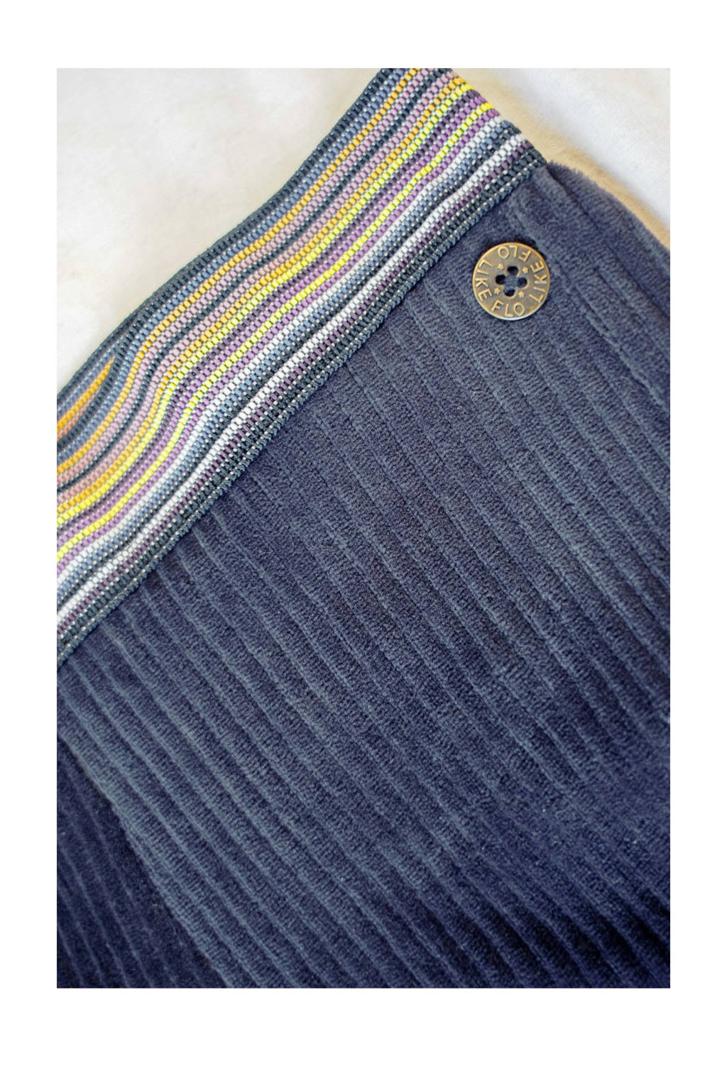 Like Flo flared broek Fem donkerblauw