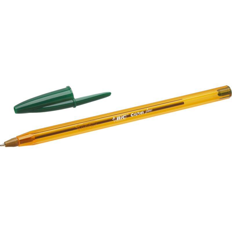 Stylo bille Bic Cristal Original Fine écriture extra-fine - Pochette de 10 couleurs classiques