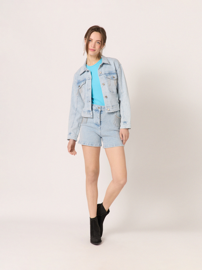 Veste en jean indio