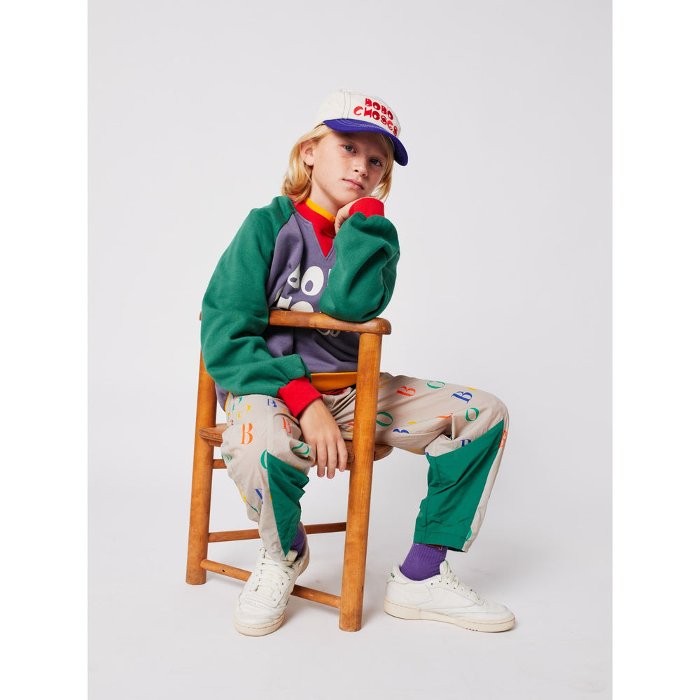 Køb Bobo Choses Multicolor Farve Block Ranglan Sweatshirt
