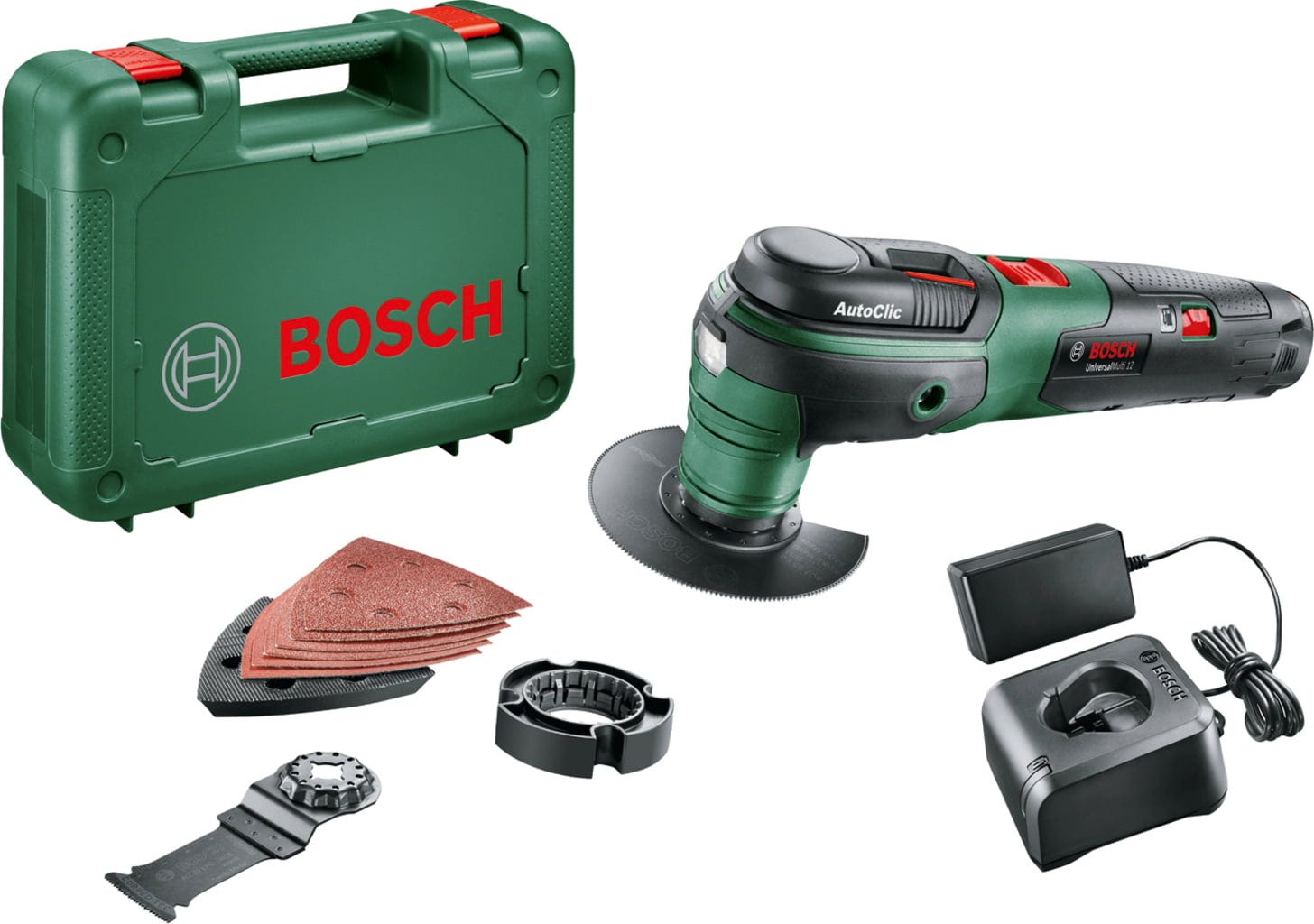 Bosch Home & Garden  UniversalMulti 12    Vielseitiges, kabelloses Multifunktionswerkzeug