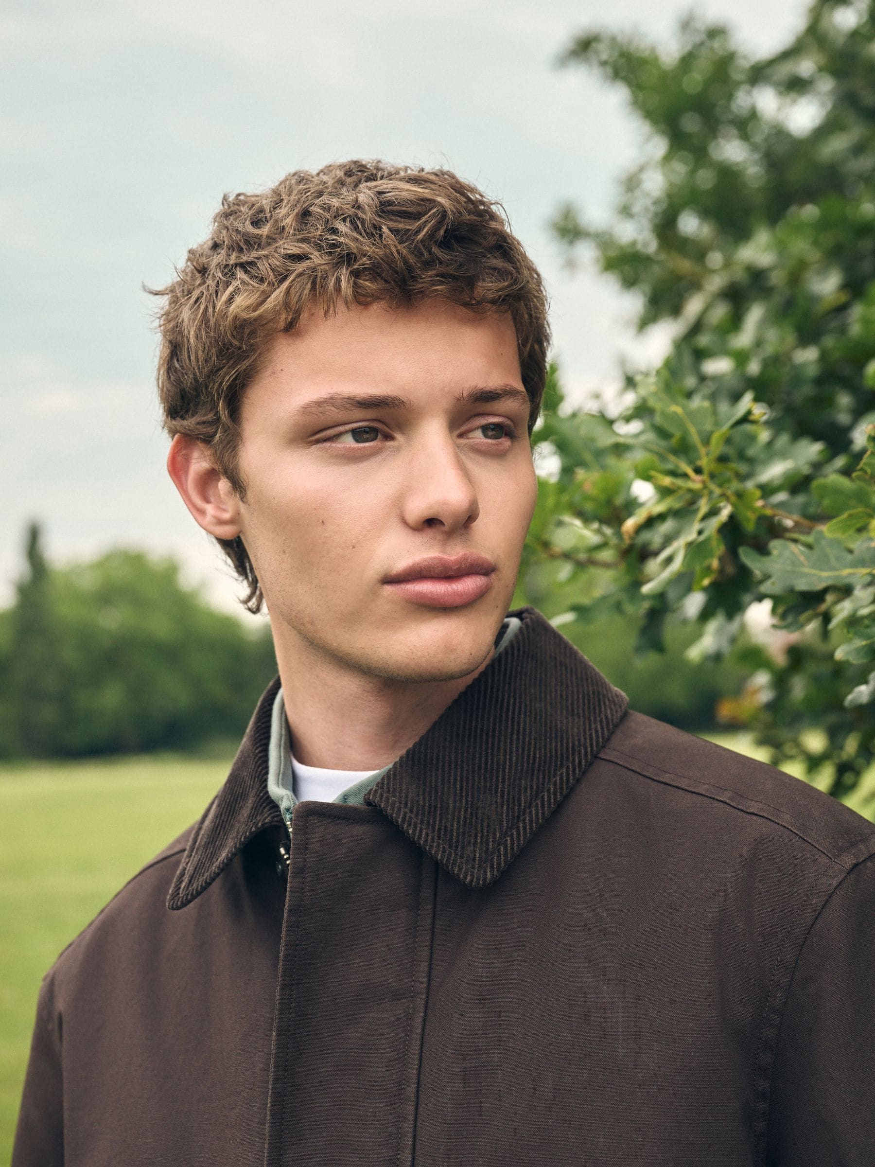 Bruin - Wax Corduroy Collar Barn Jacket
