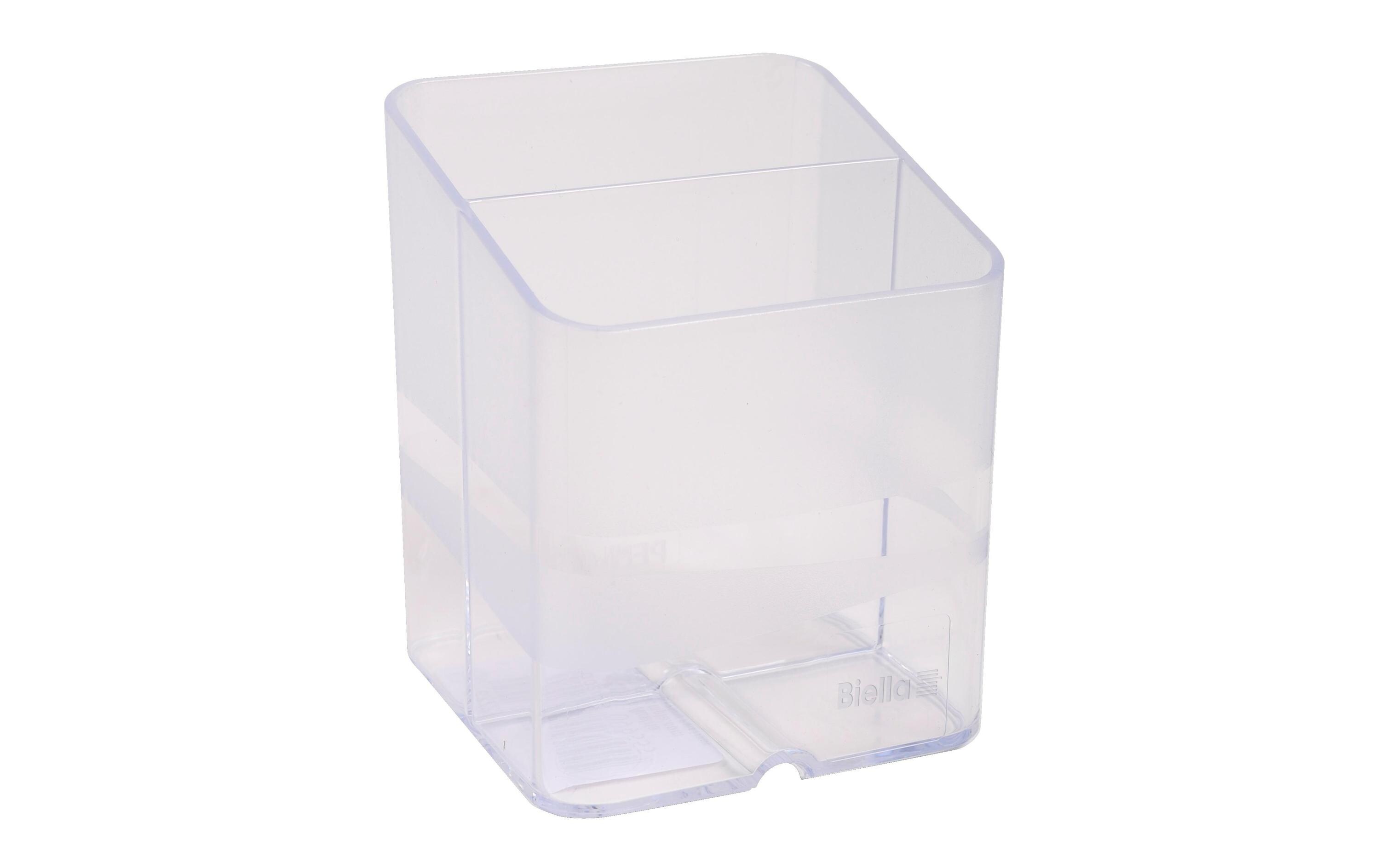 Stiftehalter PENCUBE Transparent, 1 StückStiftebox mit 2 Fächern