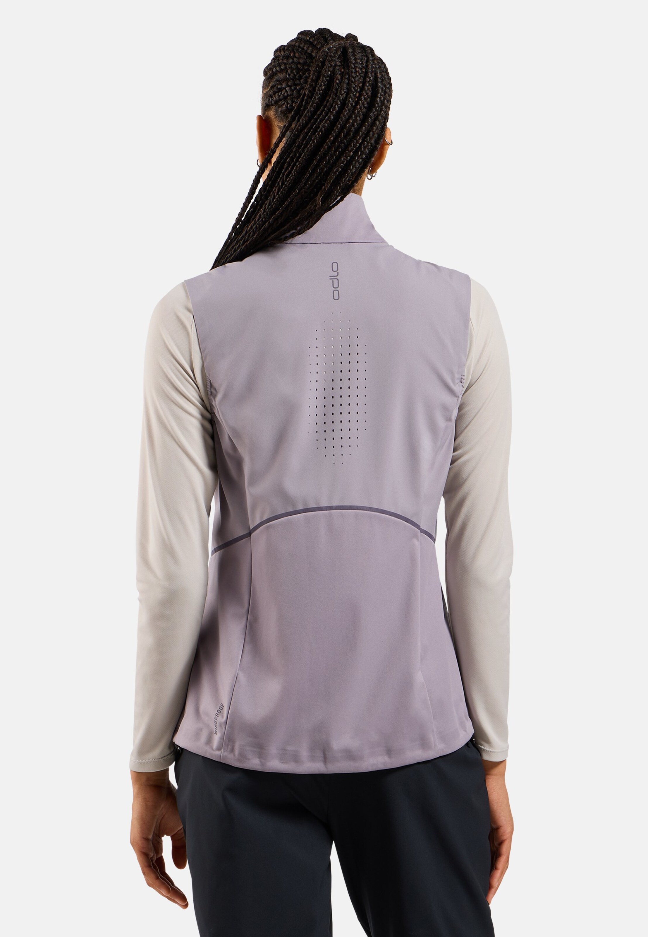 Zeroweight Warm Softshell-Laufweste 2.0 in gray ridge