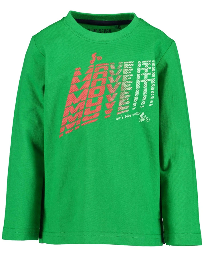 Langarmshirt MOVE IT in grün