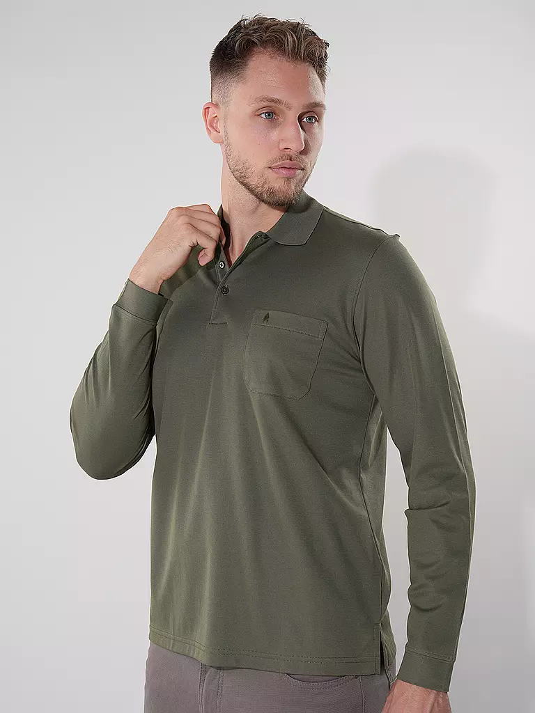 RAGMAN Poloshirt grün