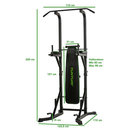 Torre De Musculación Pt60 Power Tower Tunturi.