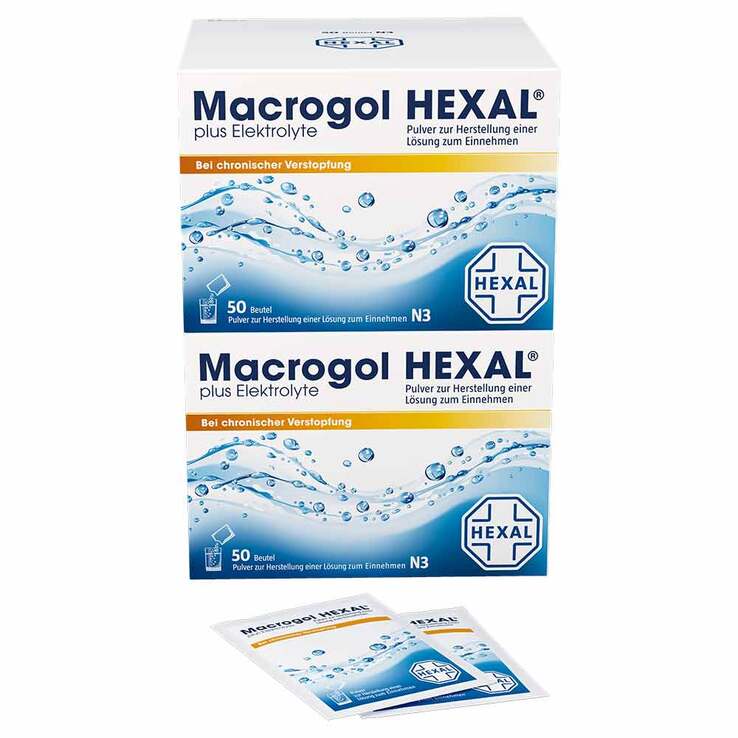 Macrogol HEXAL plus Elektrolyte Pulver, 100 St